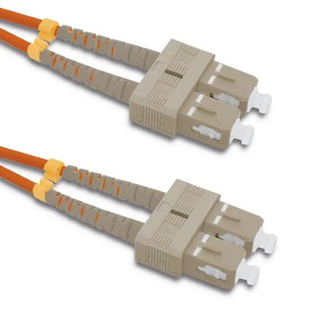 Patchcord światłowodowy SC/UPC - SC/UPC | Multimode | 50/125 | OM2 | Duplex | 2m - NTEC