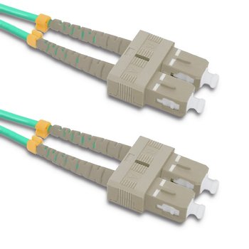 Patchcord światłowodowy SC/UPC - SC/UPC | Multimode | 50/125 | OM4 | Duplex | 10m - NTEC