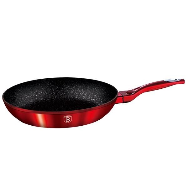 Patelnia Berlinger Haus Metallic, czerwony, 24 cm, BH/1252
