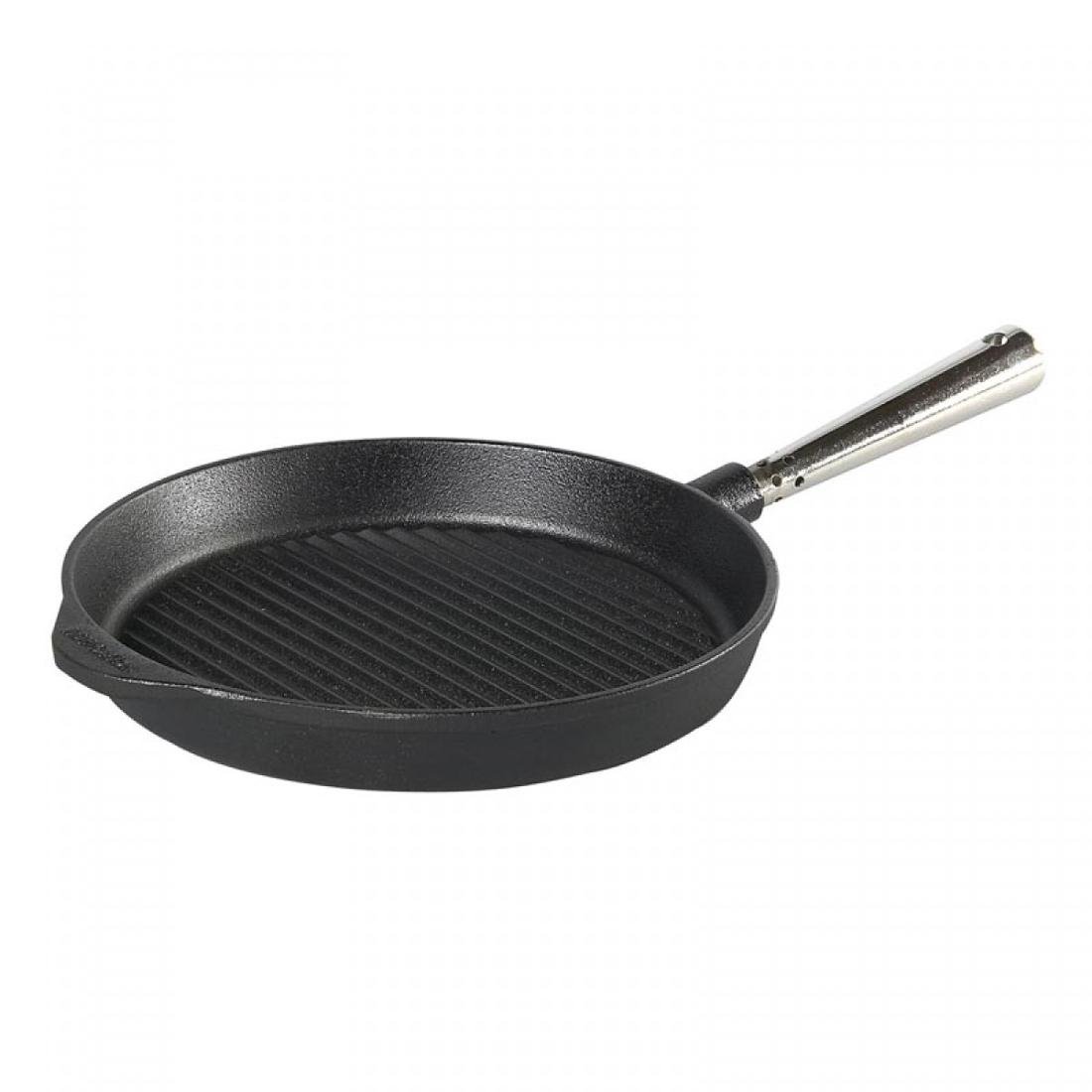 Patelnia do grillowania SKEPPSHULT Chef’s Selection, czarna, 25 cm