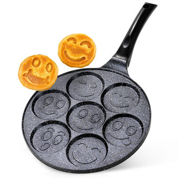 Patelnia do jajek granitowa 7 otworów BASIC LINE 26 cm - Vilde