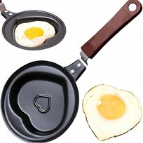 Patelnia Do Jajek Sadzonych Do Jajka Sadzonego Serce Stal Węglowa 12 Cm