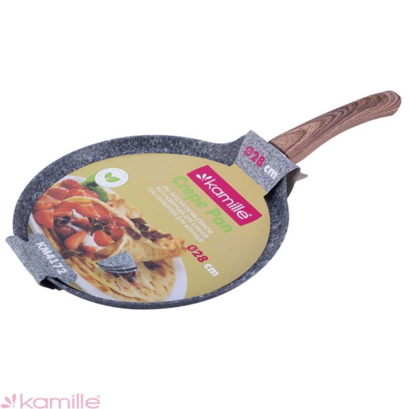 Kamille Kamille Patelnia Do Naleśników Granitowa Solidna 28Cm