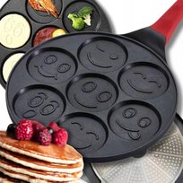 Patelnia Do Naleśników Jajek Pancakes Placków 26Cm Non-Stick Indukcja