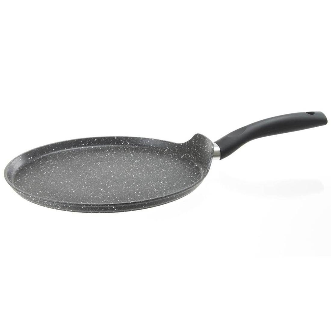 Patelnia do naleśników z powłoką marmurową SECRET DE GOURMET, szara, 28 cm