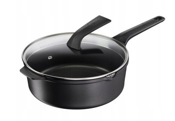 Patelnia głęboka ze szklaną pokrywką TEFAL Robusto 26 cm - Tefal