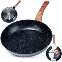 Patelnia granitowa BLACK&WOOD 26 cm