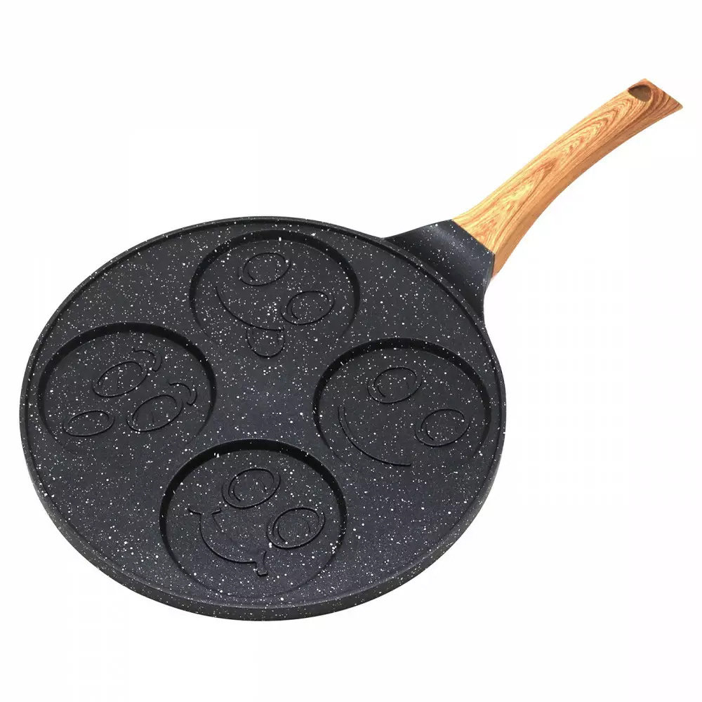 KINGHOFF KH-1553 Set Da 4 Teglie Per Pizza Con Supporto – Antiaderenti E Forate, Diametro 32 Cm - 5