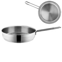 Patelnia stalowa 18/10 nierdzewna PREMIUM indukcja gaz 26 cm