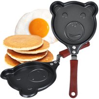 Patelnia Stalowa Do Jajek Naleśników Placków Dla Dzieci Zwierzątka Buźki Miś