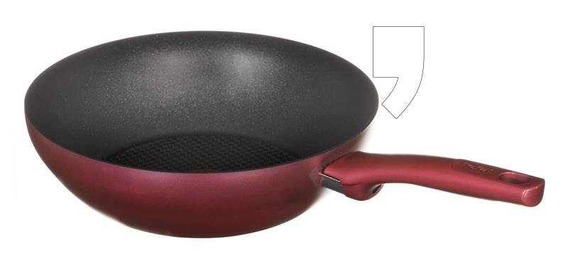 Patelnia TEFAL Character Wok C6821952, 28 cm, aluminium