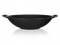 PATELNIA ŻELIWNA WOK czarna BANQUET 36,5 cm