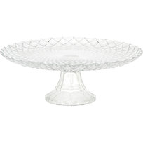 Patera na ciasto, szklana, Ø 28,5 cm