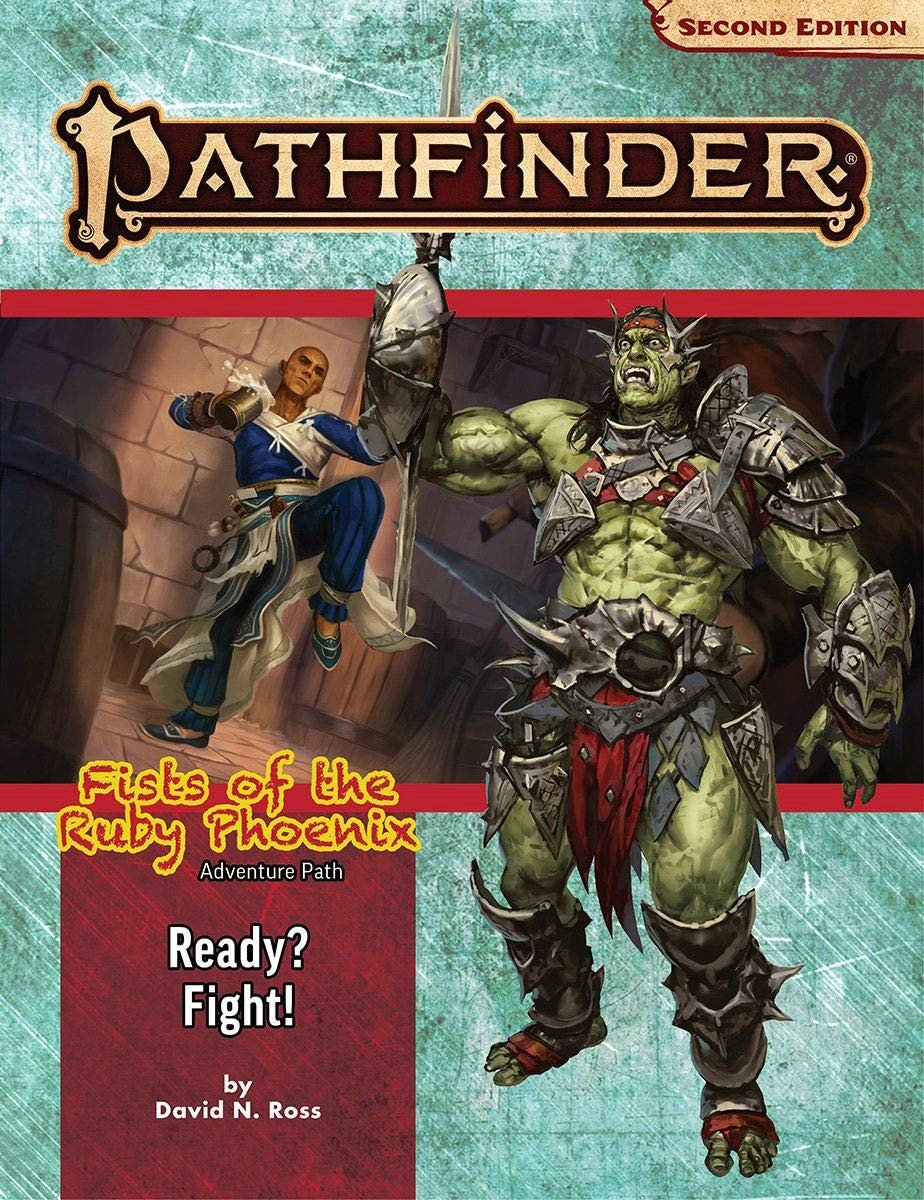 Фото - Настільна гра Pathfinder Adventure Path: Ready? Fight! (Fists of the Ruby Phoenix 2 of 3