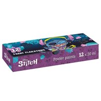 PATIO, farby plakatowe disney core stitch 20 ml 12 kolorów