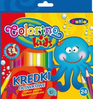 Patio, kredki ołówkowe, Colorino Kids, 24 kolory - Colorino