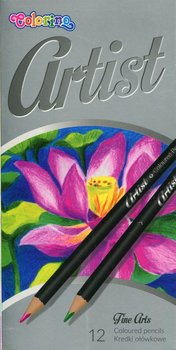 Patio, kredki ołówkowe okrągłe Colorino, 12 kolorów - Colorino Artist