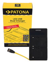 Patona ładowarka USB Dual LED do akumulatorów Sony NP-F970