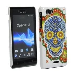 Patterns Sony Xperia J Czaszka Niebieska - Bestphone