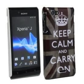 Patterns Sony Xperia J Keep Calm And Carry On - Bestphone