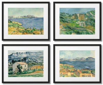 Paul Cézanne, PEJZAŻE PROWENSALSKIE - DEKORAMA