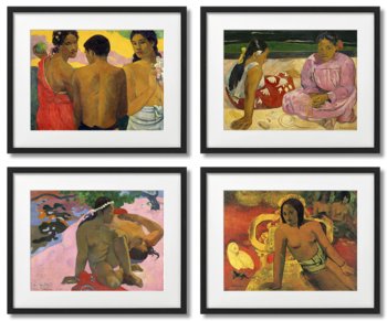 Paul Gauguin, Tahiti, Piękne Kolorowe Plakaty - DEKORAMA