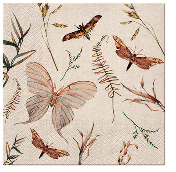 Paw Decor Collection, Serwetki We Care Moths - Paw Decor Collection