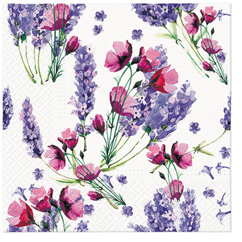 PawDeco, Serwetki, Fragant Lavender, 33x33cm  - Paw Decor Collection