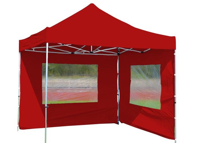Pawilon ogrodowy handlowy PROFI, bordowy, 300x300 cm