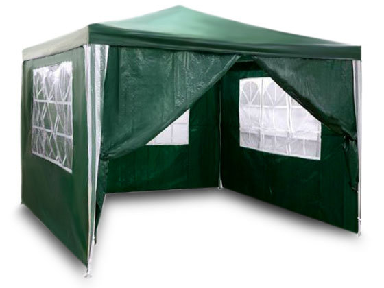 Pawilon ogrodowy PLONOS, ciemnozielony, 2,45x3x3 m