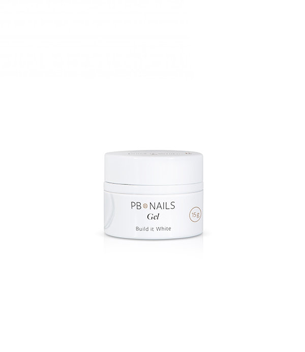 PB Nails, Żel do frencha konstrukcyjnego, Build It White, 15g Sklep