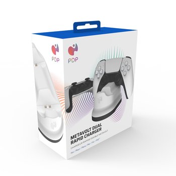 PDP PS5 METAVOLT, Ładowarka do padów Dualsense - biała - PDP