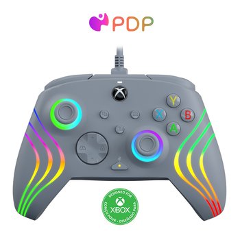 PDP XS Pad przewodowy Afterglow WAVE - szary - PDP