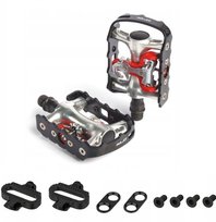 Pedały rowerowe SPD Platformowe XLC PD S01 + BLOKI XLC