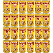 PEDIGREE Adult Wołowina w galaretce - mokra karma dla psa - 24x400g