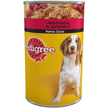 PEDIGREE mokra karma dla psa z wołowiną w galaretce puszka 1200 g - Pedigree