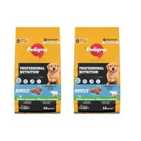 PEDIGREE sucha karma dla psów duże i średnie rasy wołowina 12kg x 2 sztuki
