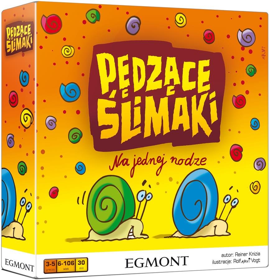 Pędzące ślimaki, gra rodzinna, Egmont
