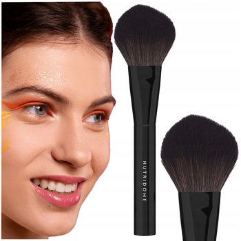 PĘDZEL do pudru MAKIJAŻU makeup gruby puszysty syntetyczne włosie NUTRIDOME - Nutridome