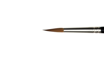 Pinceau Raphael Sable Kolinsky 8408 - Taille 0 - Pointe Extra Fine Rond - Fabriqué En France