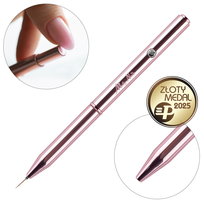 Pędzelek do zdobień automatyczny Liner medium Pro Art rose gold Molly Nails 9 mm
