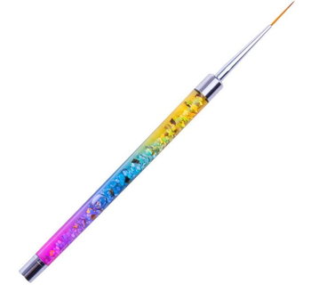 Pędzelek do zdobień Pro liner 14mm rainbow - AlleBeauty