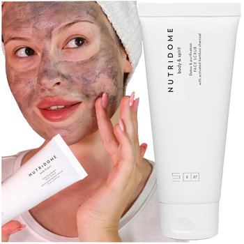 PEELING DO TWARZY drobnoziarnisty AKTYWNY WĘGIEL DETOKSYKUJĄCY NUTRIDOME - Nutridome