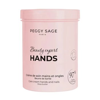 Peggy Sage, Beauty Expert Hands Ochronny Krem Do Rąk I Paznokci Z Masłem Shea, 300ml - Peggy Sage