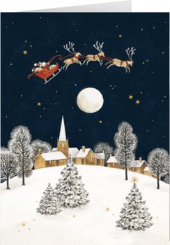 Pejzaż świąteczny kartka bez tekstu GD-BT 101 - Czachorowski