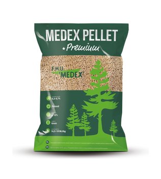 Pellet Drzewny Medex 6Mm 15Kg - Inny producent