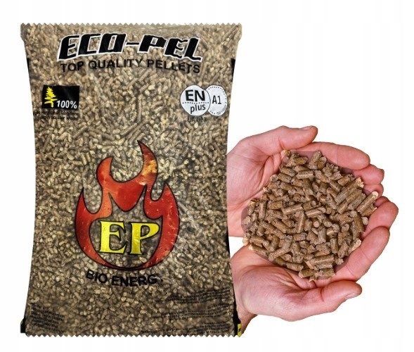 Pellet drzewny wydajny certyfikowany Premium 6mm 15 kg ECOPAL