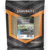PELLET ZANĘTOWY SONUBAITS MARINE GREEN STIKI METHOD PELLETS 2 MM 650 G