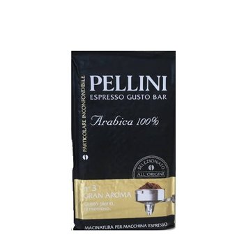Pellini n'3 Gran Aroma 100% Arabica kawa mielona 250g - Pellini