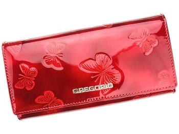 Kolorowy portfel damski Gregorio FRZ-101 kolor: czarny + czerwony